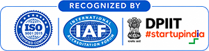 Recognized by ISO 9001:2015, IAF and DPIIT Startup India